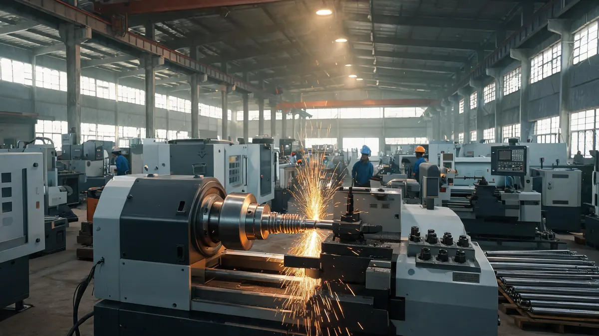 CNC machining of steel fasteners