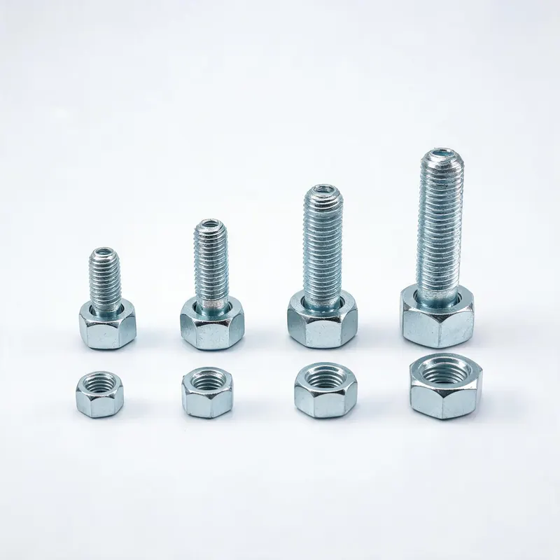Industrial high-tensile steel hex bolts manufactured by Vardhaman Fasteners