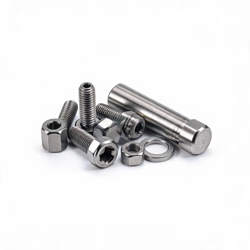 Custom CNC machined steel fasteners and turned components