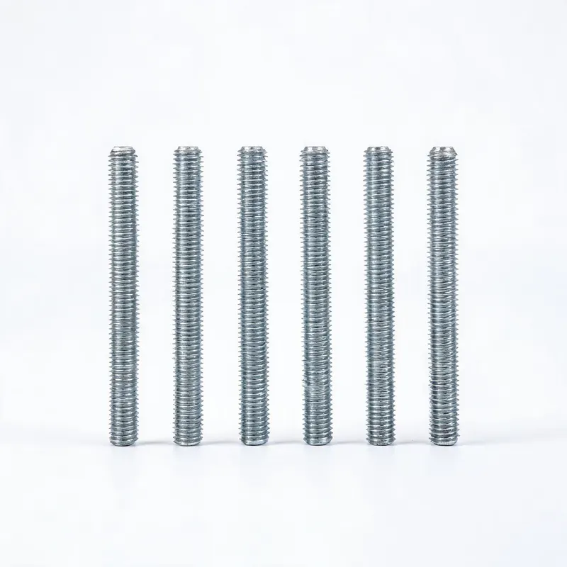 Fully threaded steel studs and threaded rods