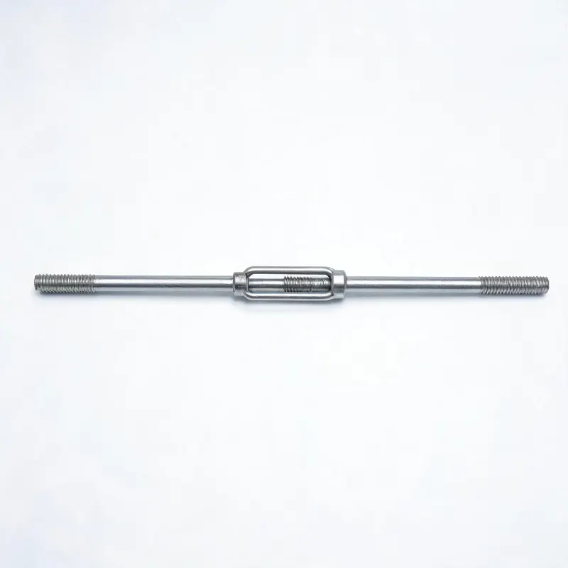 Industrial steel tie rods with threaded ends